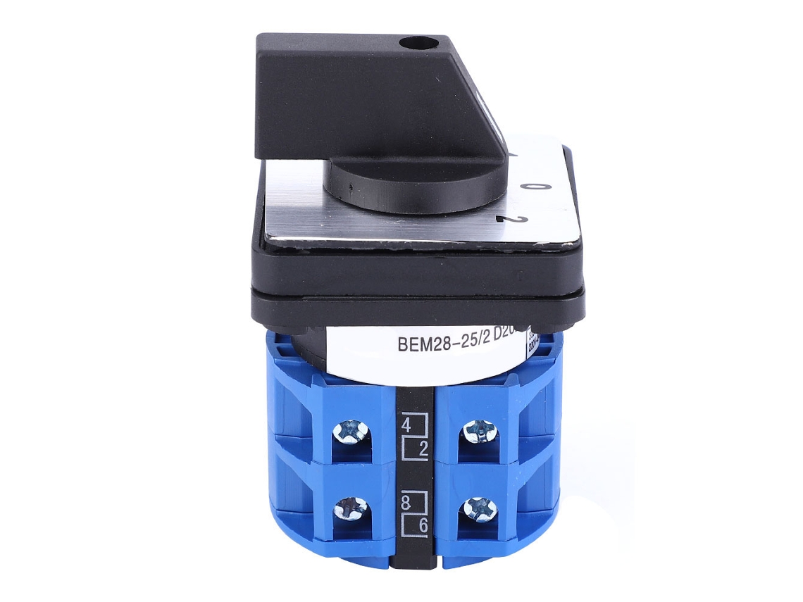 Interruptor universal de mudança Berm Bem28 25/2 D202 690V 25A de 3 posições