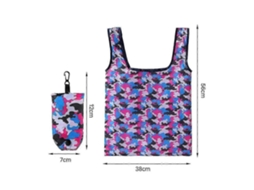 Sacola de Compras Grande, Reutilizável, Ecológica, para Supermercado, Guardar Brinquedos Praia , Bolsa Ombro Compras, S GOKOCO