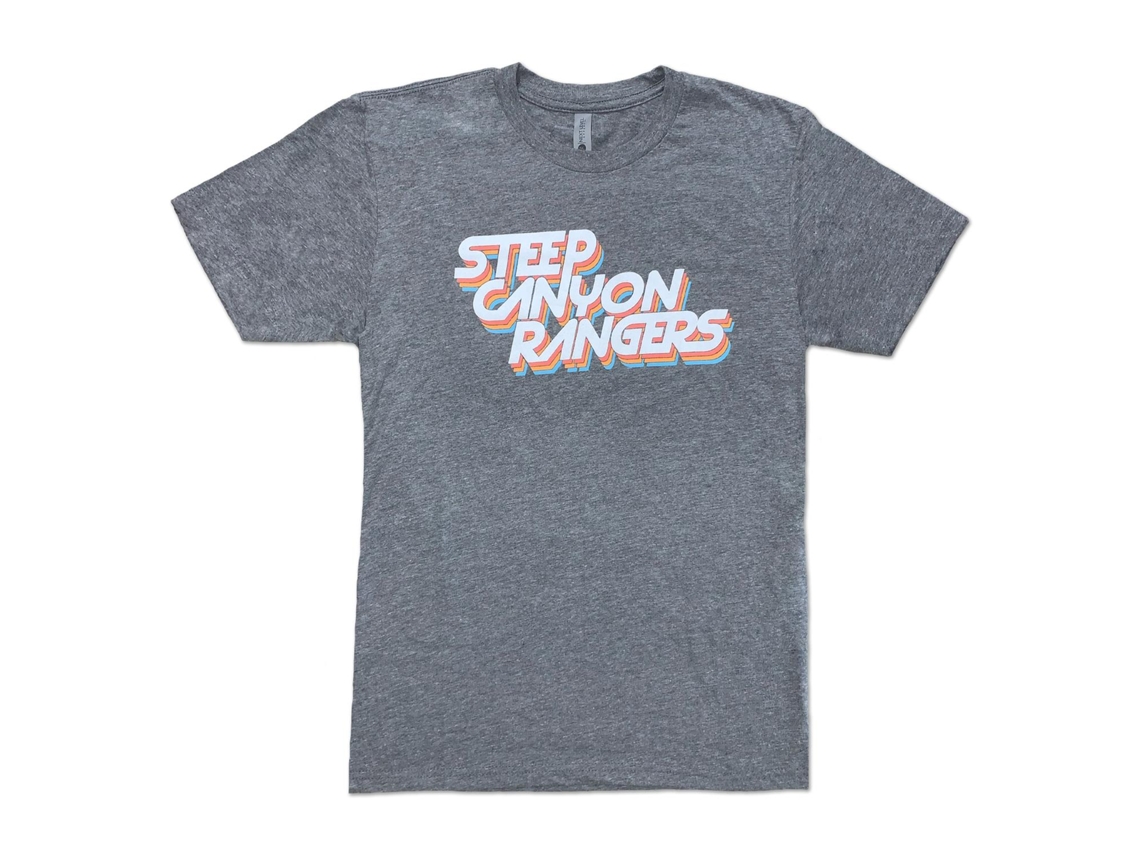 Steep Canyon Rangers Retro Logo Grey T ROCKINSTONE Size:xxl