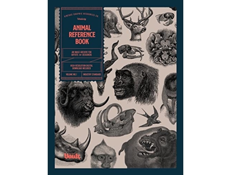 Livro Animal Reference Book for Tattoo Artists Illustrators and Designers An Image Archive of 627 Downloadable Animal Images de Kale James (Inglês)