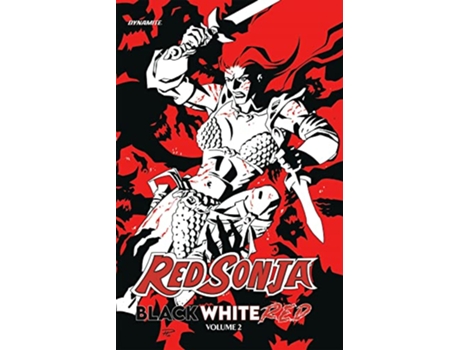 Livro Red Sonja Black, White, Red Volume 2 de Ron Marz, Frank Tieri et al. (Inglês - Capa Dura)