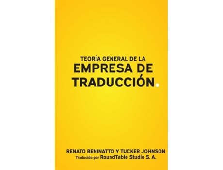 Livro Teoría General de la Empresa de Traducción de Renato Beninatto (Inglês)