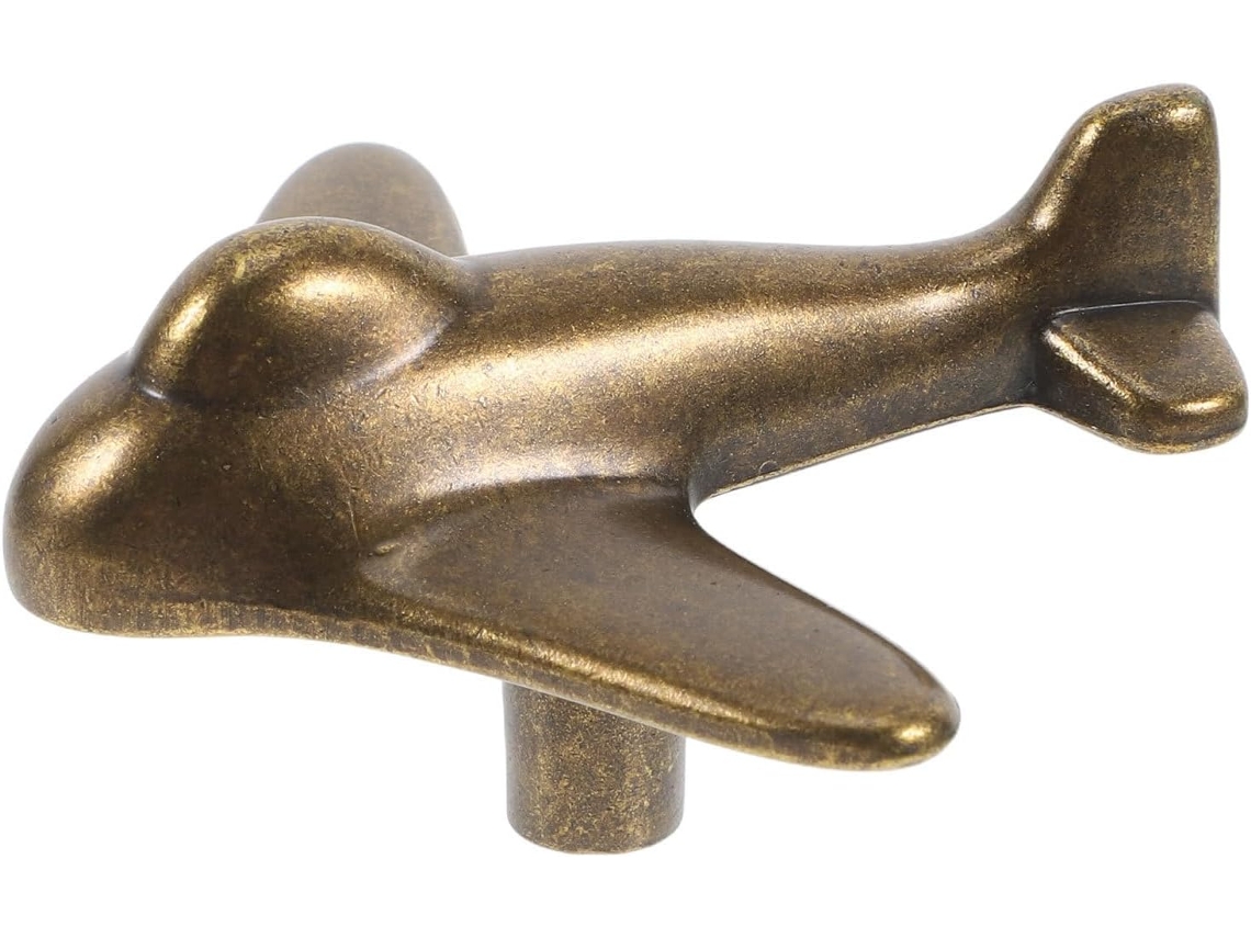 Puxador Metálico Em Formato De Avião Para Guarda Roupas E Armários, Fácil Instalação, Design Criativo, Para S