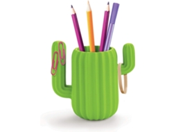 Organizador De Mesa Porta Caneta Cacto Verde ZMDECQNA