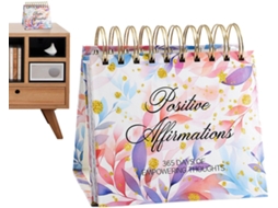 Perpétuo De 365 Dias, Calendário De Afirmações Diárias, Com Frases Inspiradoras, De Para Mesa, Para Mulheres