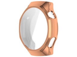Capa Protetora Tpu Macia Para Apple Watch Gt6 Pro 46mm Com Cobertura Total Para Bracelete Inteligente. Rosa Ouro Hexinyigjly
