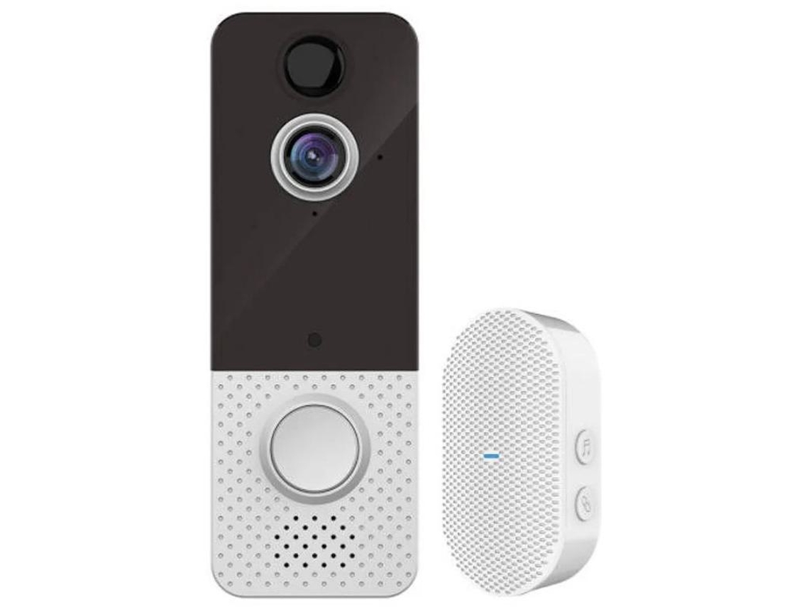 Câmera Campainha Wifi Grande Angular Visão Noturna Armazenamento Nuvem Hd Preto Yizhood