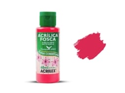 Tinta Acrílica Fosca ACRILEX Vermelho 555 -60Ml