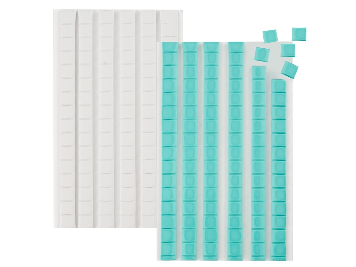 Massa Adesiva Para Pôsteres, Massa Aderente Multiusos, Massa Para Pendurar Quadros E Objetos, Reutilizável E Removível, 192 Peças, Azul Claro Branco