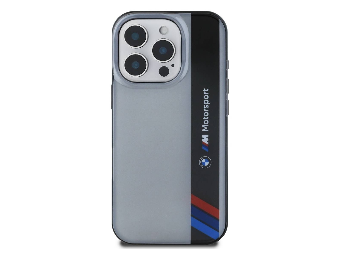 Capa Protetora Iml Motorsport Para Iphone 16 Pro Max Bmw Cinzento