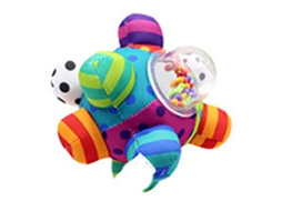 Primerox bola Sensorial Soft com Sininho para Bebê Aprendizagem Precoce Grasping Activities Grande