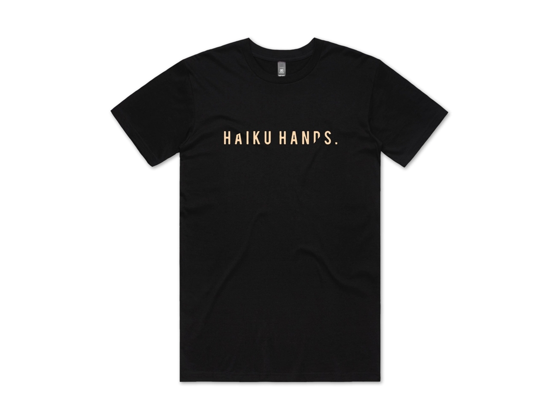 Camiseta Haiku Hands Haiku Hands Angus ROCKINSTONE Unissex Adulto Mais Vendidos Tamanho: M