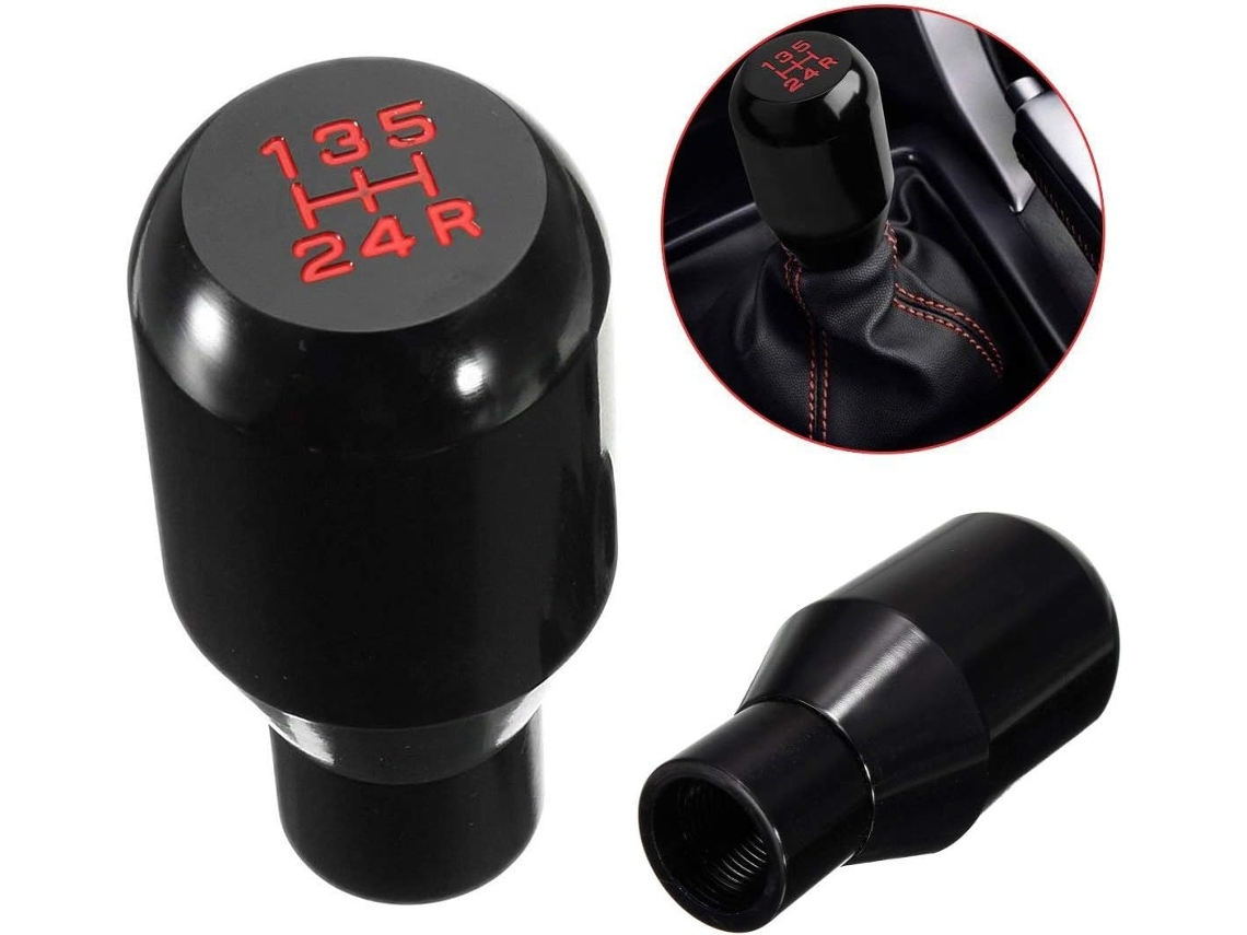 Manete Câmbio, Adaptador Universal Manual De 5 Velocidades, Metal Cromado, Alavanca De Câmbio, Preto, Para Automóvel