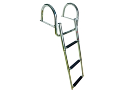 Degraus Escada de Aço Inoxidável 4 Prateado 39.4 X 37.5 Cmoem Marine
