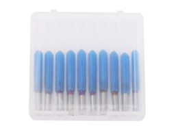 Broca Cnc De Aço Tungstênio Com Revestimento Azul 3.175(25°) Conjunto De Lâminas De Gravura Em Madeira 0.2mm