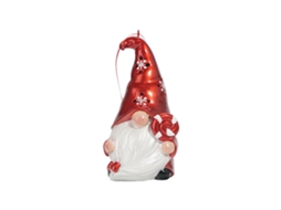 Laxiscreed Enfeite De Natal Candy Red Hat Com Gnomo E Boneco Pendurado Para Árvore