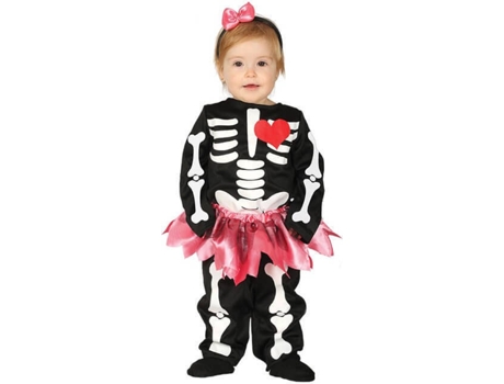 Fato de Bebé  Esqueleto Tutú (Tam: 12 a 24 meses)