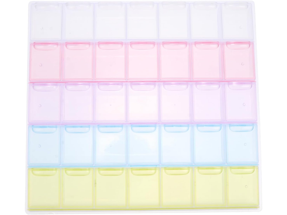 Caixa De Plástico Transparente Para Miçangas