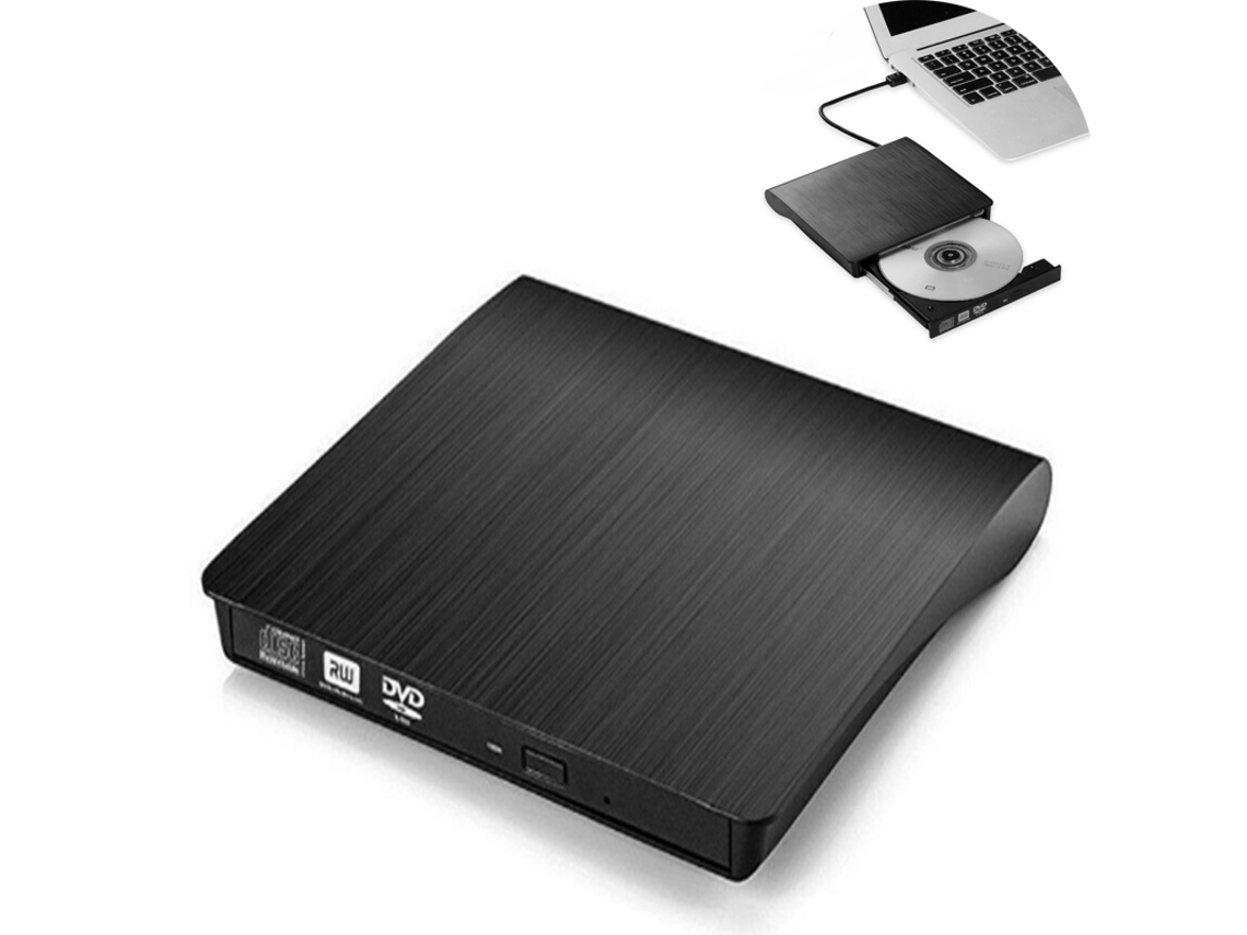 Acompanhante De Cd/dvd Plug Play Usb 3.0, Fino E Portátil, Alta Velocidade De Gravação E Leitura, Para Acesso Perfeito À Mídia