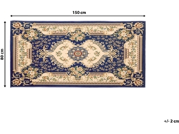 Tapete Gaziantep (Multicolor - Poliéster - 80x150x0.5 cm)