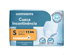 Cuecas Incontinência S CONTINENTE emb. 14 un