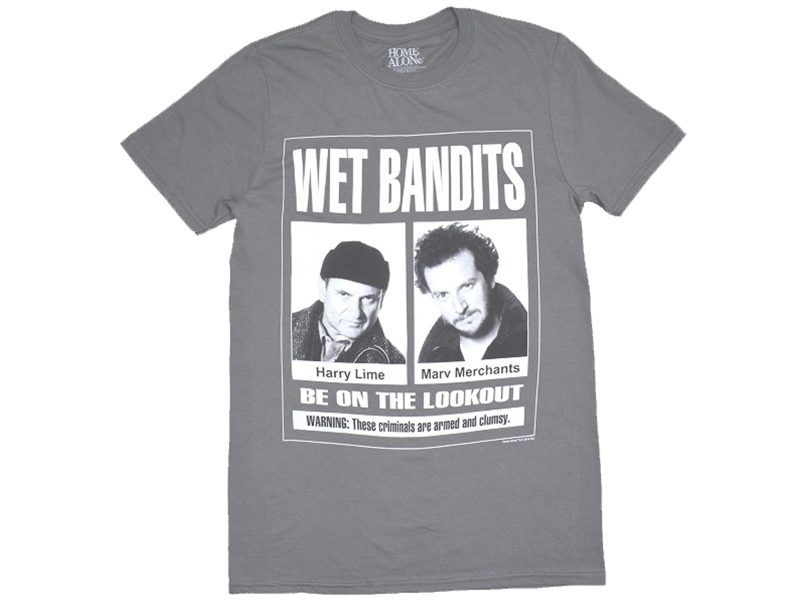Home Alone Wet Bandits T-shirt Unisex Adults Size:m