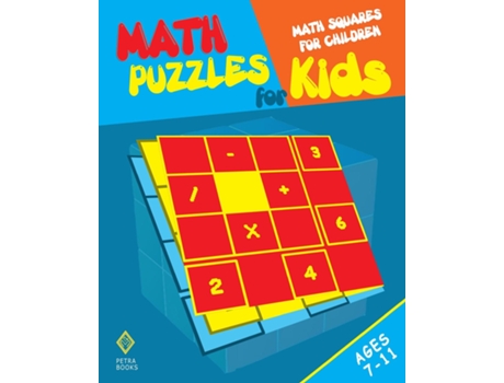 Livro Math Puzzles for Kids Math Squares for Children de I Kattan (Inglês)
