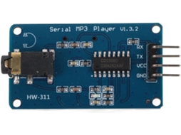 Haofy MP3/WAV Player Card, Módulo de Música com Controle Simples, Memória de Prêmio para Leonardo, Due