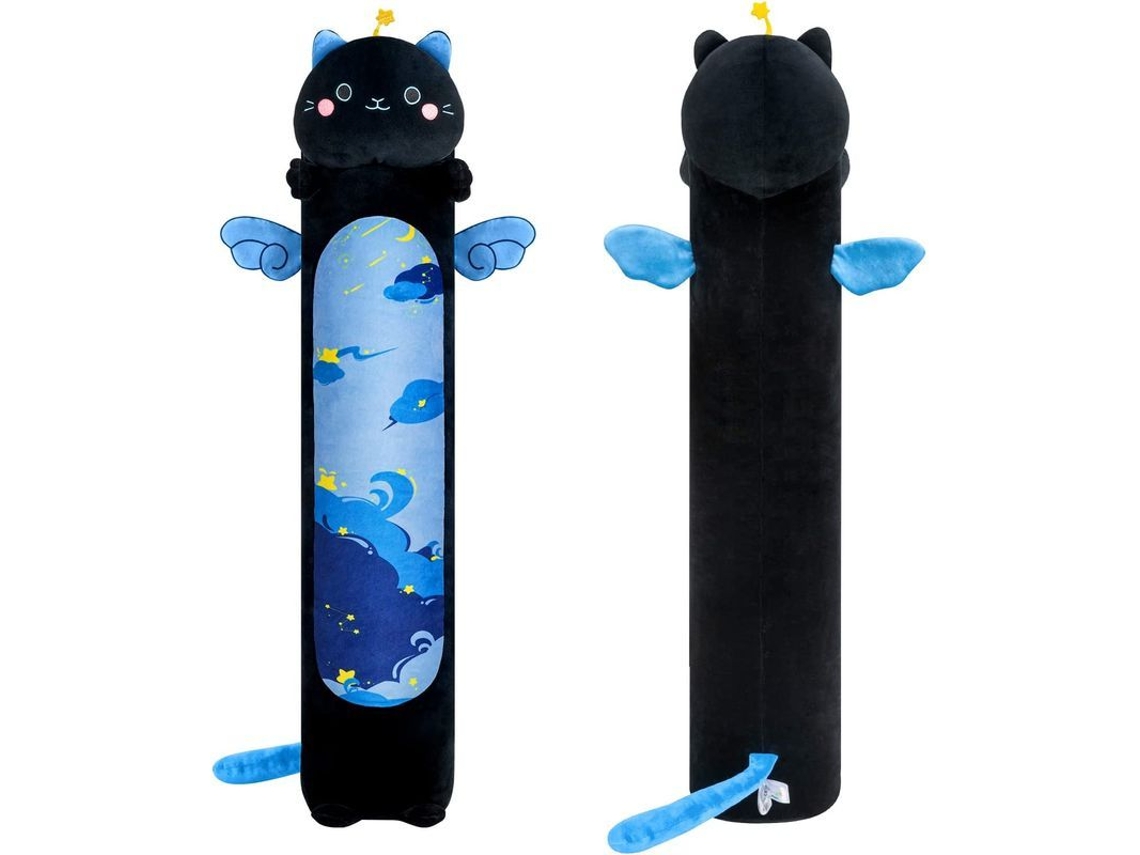 2026 almohada Larga de Peluche Con Forma de Gato de 50 Cm, Juguete Suave para Niños, Cojines para Sofá Y para Dormir.