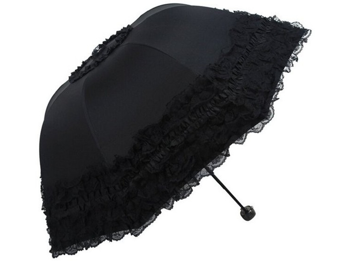 Guarda-chuva dobrável - 100% poliéster - Proteção UV UPF 50 - Suporte em aço inoxidável - Leve (380 gramas) - Ideal para atividades ao ar livre e camping - Guarda-chuva