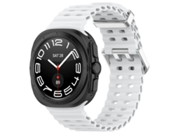 Pulseira de silicone branca para Samsung Galaxy Watch Ultra2 47mm