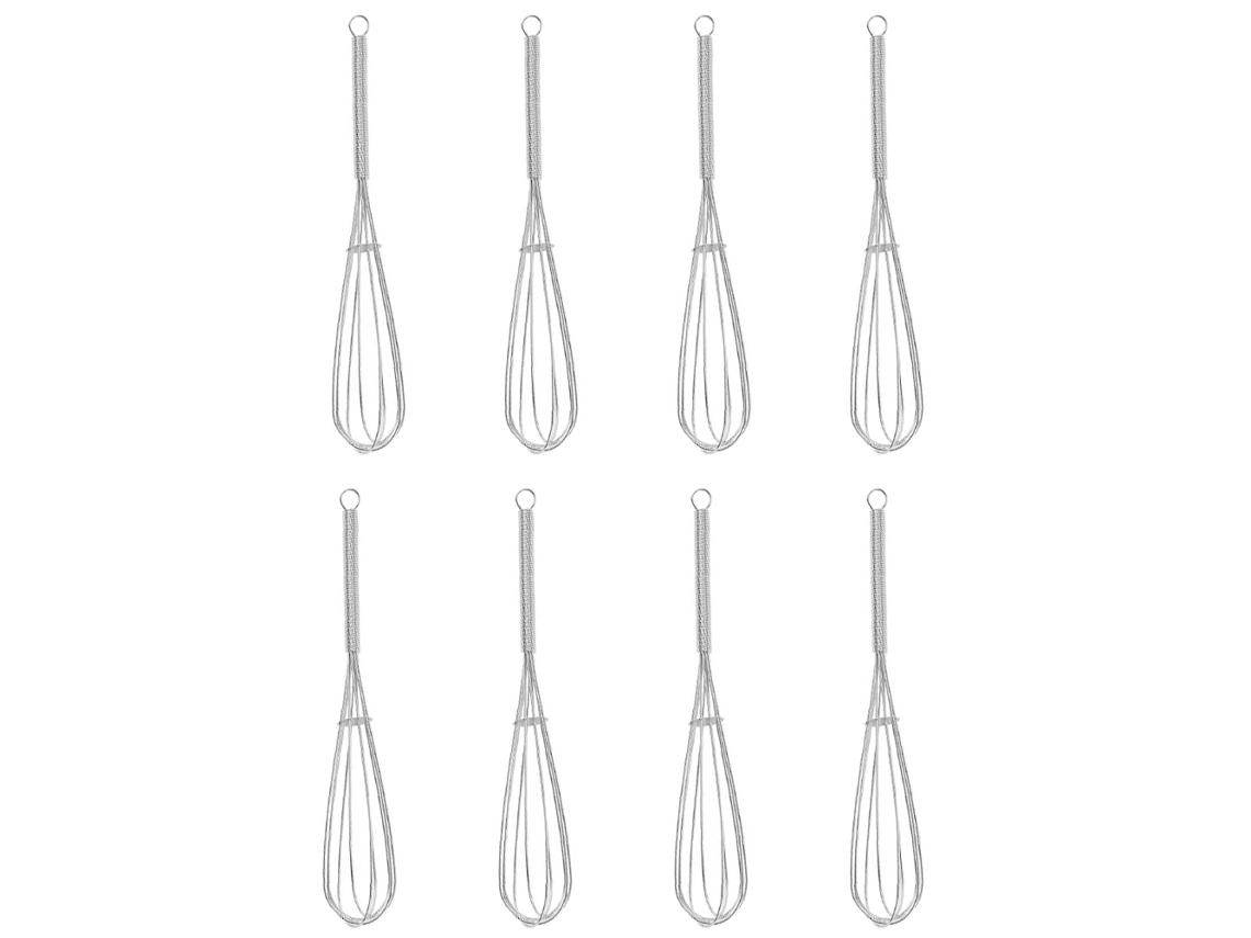 Batedor De Ovos Com Mola, 8 Peças, 25 Cm