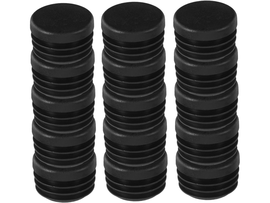 Conjunto De 120 Tampas Plásticas Para Tubos Redondos, Protetores Antiderrapantes Para Pés De Móveis, Capas Para Cadeiras
