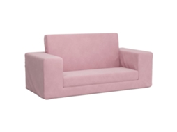 Kids' Sofa Bed, Kids' Sofa Beds Vidaxl Cor-de-rosa Poliéster (sofá-cama)