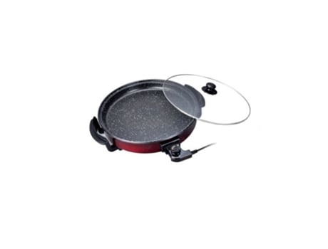 Frigideira Elétrica Portátil 1500W 5 Níveis de Temperatura 40Cm de Diâmetro PRITECH Kr-011 Preto