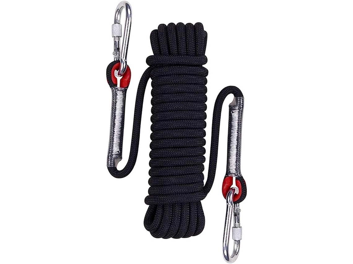 Corda de Segurança para Escalada, 10 Mm, com Ganchos Duplos AQUAFORGE