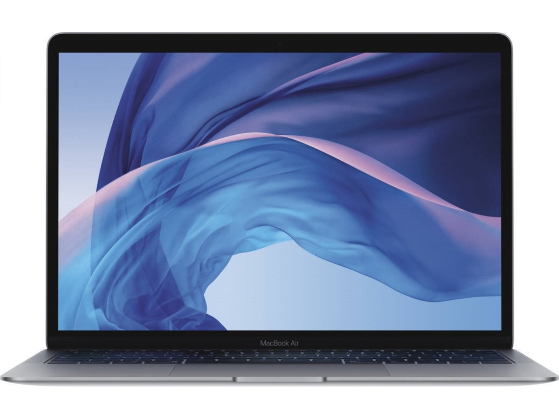 MacBook Air 2019 APPLE Cinzento Sideral - MVFH2PO/A (13.3'' - Intel Core i5 - RAM: 8 GB - 128 GB SSD PCle - Intel UHD 617)