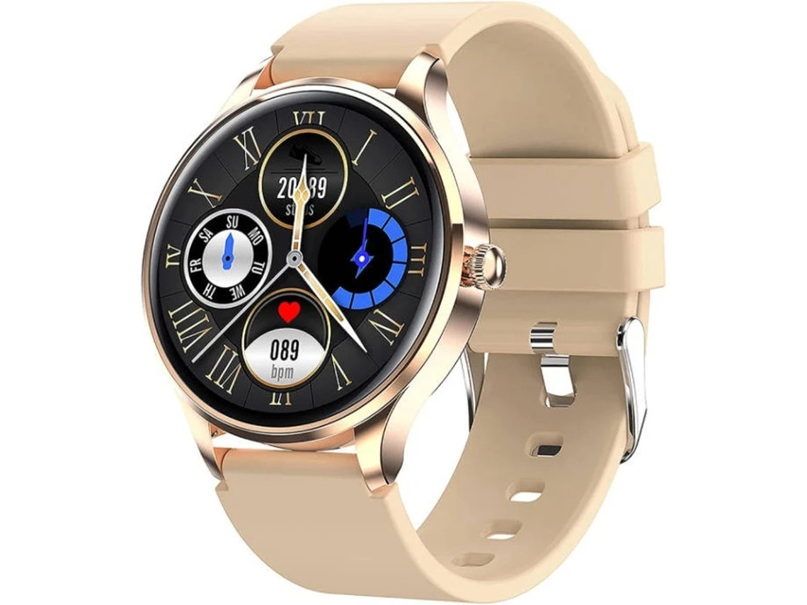 Pulseira Inteligente 1.1in Ip68 Água Resistente Relógio Esportivo Inteligente Atividade Tracker Fitness Pulseira Inteligente Yizhood (ouro)