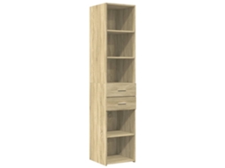 Highboard, Highboards Vidaxl Marrom Madeira Processada (40 X 42.5 X 185 Cm)