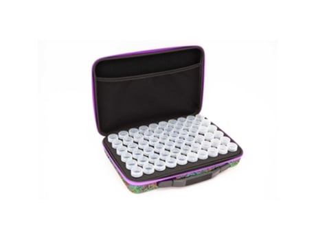 Estojo para Strass e Diamantes 60 Potes Jungle Youdoit CRYSTAL ART