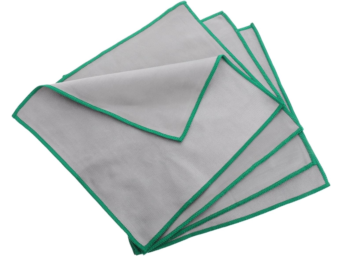 Conjunto De 4 Toalhas Microfibra Reutilizáveis Para Limpeza Para Brisas E Espelhos Retrovisores, Com Alta Absorção. Vayotoy