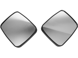 2 Espelhos Retrovisores Pretos, Duráveis E De Grande Angular Para Empilhadeira, Com Revestimento.