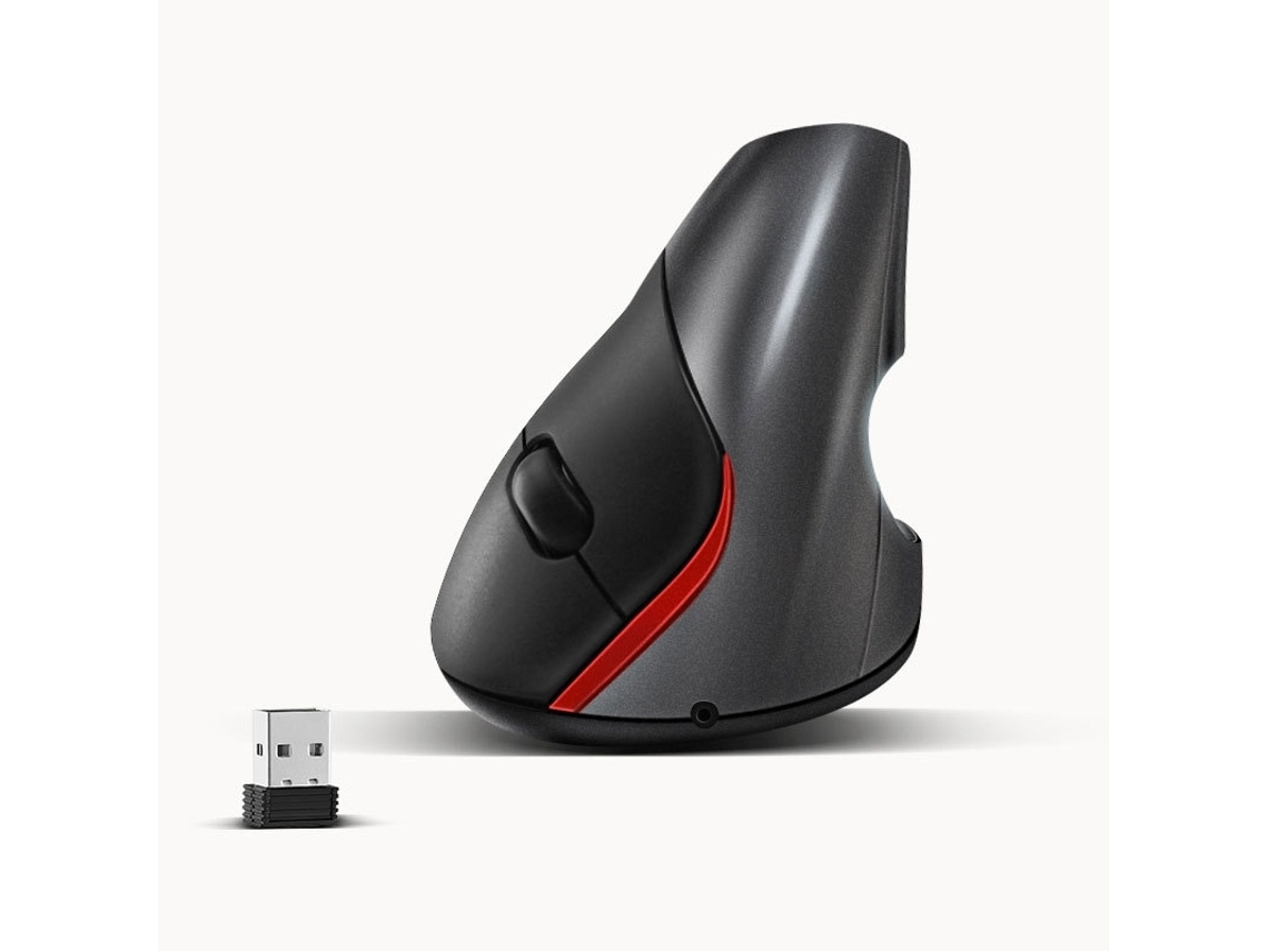 Lurelia Rato Vertical Ergonómico, Sem Fios, Compatível Com Windows, Mac E Linux, Cinzento