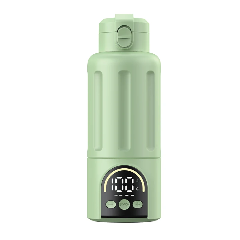 Aquecedor de Mamadeiras Elétrico Portátil, em Aço Inoxidável 316, com Luz Noturna. MDUG (linha Verde Grossa)