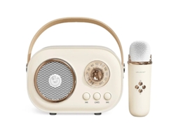 Mini Máquina De Karaokê Para Crianças Alto Falante Bluetooth Portátil Com 1 Microfone Sem Fio Brinquedos Para Presentes De Meninos E Menin Yizhood