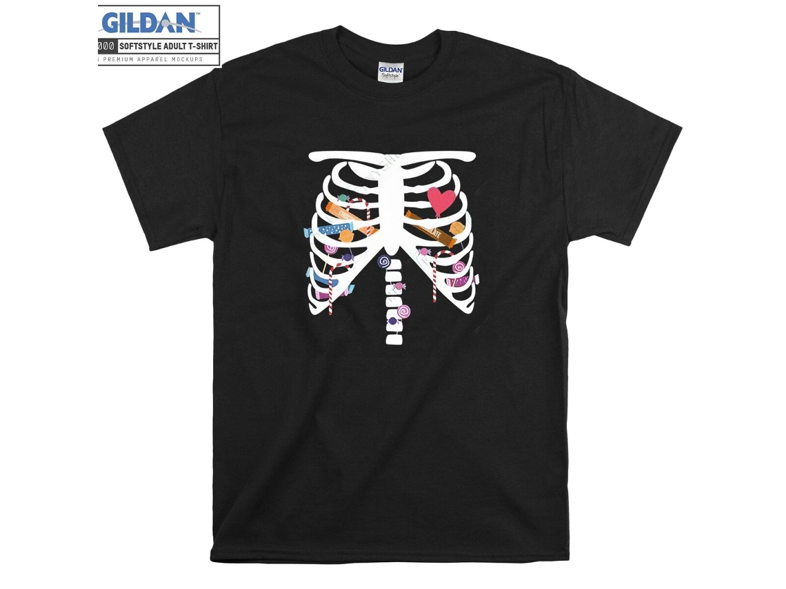 T-shirt Rockinstone Skeleton Candy Figure（s）