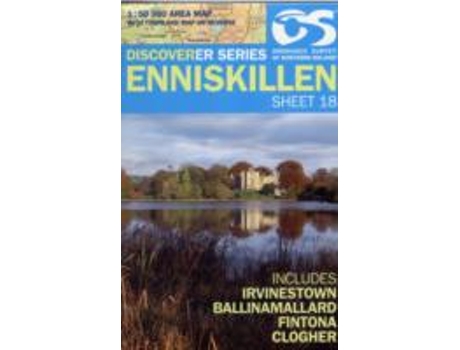 Livro enniskillen de ordnance survey of northern ireland (inglês)