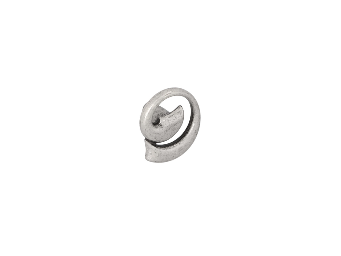 Puxador para Móveis 31mm x 21mm Prata Antiga Brilhante HARDWAREXCHANGE