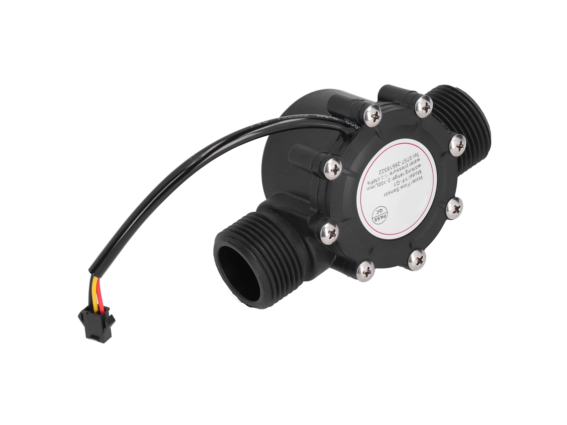 Sensor De Fluxo De Água Laxiscreed Com Função Hall Para Contagem De Fluxo, Compatível Com 5v A 24v Dc
