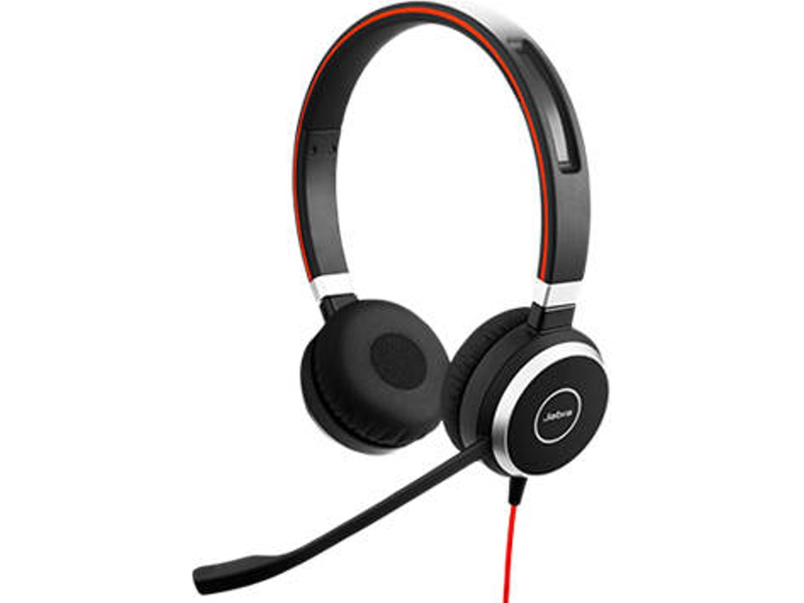 Auscultadores com Fio JABRA Evolve 40 MS Stereo (On Ear - Multiplataforma - Preto)